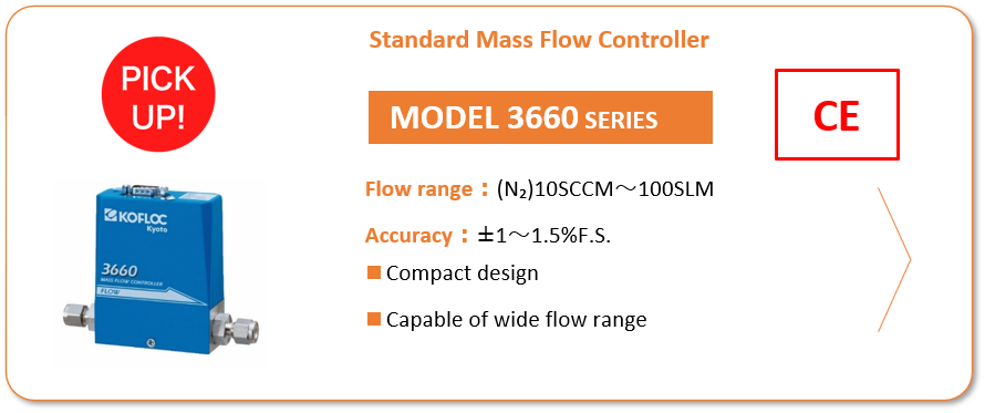 Standard Mass Flow Controller MODEL 3660 SERIES